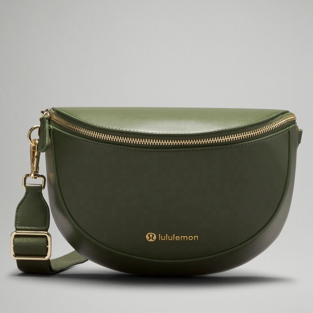Cactus material saddle crossbody 2L